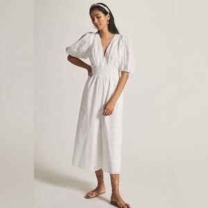 Hutch Eyelet White Jumpsuit